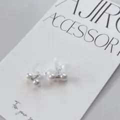 【未使用品】　ajiro ミニパール　イヤリング
