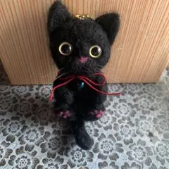 羊毛フェルト黒猫ちゃん