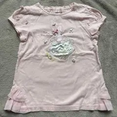 メゾピアノ Tシャツ 130 うさぎ