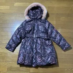 BALMAN バルマン ベルテッドダウン ブルーフォックス ベルト 総柄