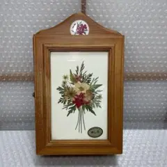 押花 キーボックス 壁掛け 収納 インテリア