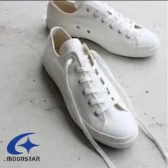 【未使用】MOONSTAR 27.0ホワイト ローカットスニーカー ホワイト
