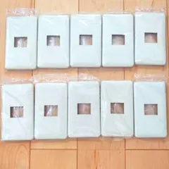 【未使用品】ホワイト スイッチカバー 10個セット WN6001