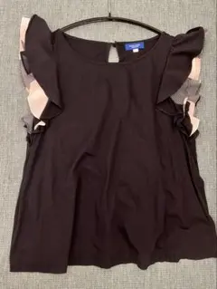【美品】BLUE LABEL CRESTBRIDGE フリル付きTシャツ M