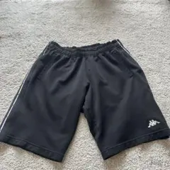 Kappa黒 ハーフパンツ