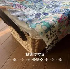 リバティ パッチワーク キルトトップ ✩.*水辺の花