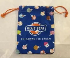 BLUE SEAL 巾着袋 アイスクリーム柄