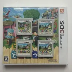 3DS とびだせどうぶつの森 4本セット レア家具 コクヨ フエキ