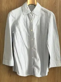 ★美品★IENA チェック柄　七分袖シャツ　ブラウス