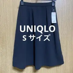 新品タグ付きUNIQLO スカート 黒 ビジネス 事務 オフィス Sサイズ