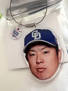 中日ドラゴンズ　松葉貴大　BIG FACEワイヤーチャーム