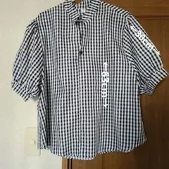 【最終価格】ギンガムチェック 半袖シャツ