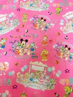 11 ダッフィーフレンズ♡生地 はぎれ ラスト