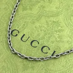 GUCCI 燻加工 45cm チェーンのみ ネックレス 0768a16