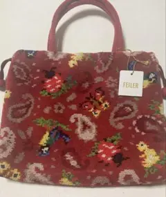 フェイラー　ハイジペイズリー　手付き巾着　旗艦店限定カラー