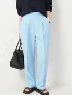 Spick&Span ◆ ポリエステルツイルタックパンツ