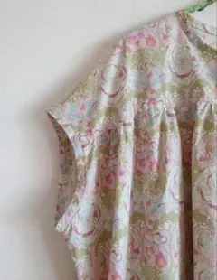 LIBERTY リバティ　handmade ハンドメイド　チュニック　ワンピース