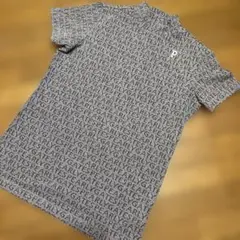 パーリーゲイツ　ロゴ柄モックネックシャツ