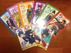 ファミリーマート　刀剣乱舞コラボ　A4クリアファイル　クリア下敷き9枚セット