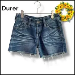 Durer 【S】 パンツ デニム ショート ブルー ポケット コットン