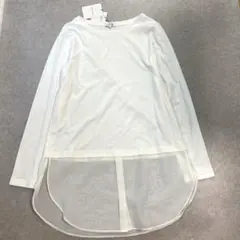 新品✨PLST プラステ　ロンT シャツドッキング　白　L