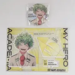 ヒロアカ 緑谷 ジャンプGIGA SPRING アクスタ 缶バッジ