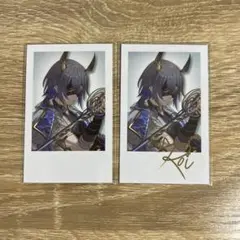 にじさんじ 小柳ロウ デビューチェキ 2枚
