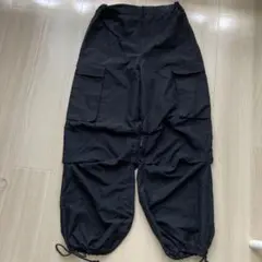 ブラック カーゴパンツ 4ポケット