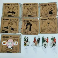 スパイファミリー ジョイフル オリジナルコルクコースター　ピック　コンプリート