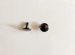 両面大カシメ　黒ニッケル　頭9mm　足8.5mm　100組