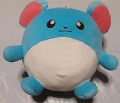 【タグ付き】マリル でっかいコロっとまんまるぬいぐるみ