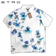新品 ETRO エトロ トロピカルフラワー ポロシャツ ホワイト Mサイズ ETRO エトロ ホワイトポロシャツ46 美品 - メルカリ