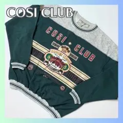 COSI CLUB トレーナー スウェット　ダークグリーン　ホッケー　裏起毛　S