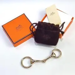 HERMES　エルメス　スカーフリング　モールドゥ　シルバー　刻印入り　タグ付き HERMES - HERMES エルメス スカーフリング モールドゥ シルバー