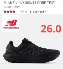 【ほぼ新品】 NB Fresh Foam X 880 V14 Gore-Tex