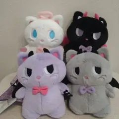 こあくまマーニャコンプリート　猫　あくま　てんし　ぬいぐるみ