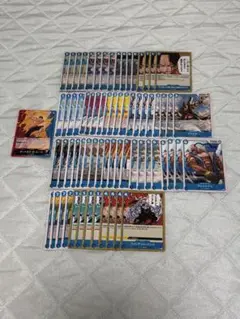 ワンピースカード　受け継がれる意志　青　デッキパーツ　R以下フルコンプセット