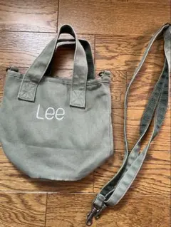 Lee コットン　かばん　カーキ