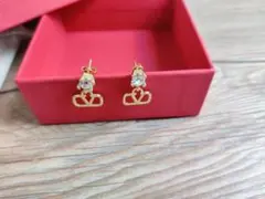 Valentino クリスタル ピアス
