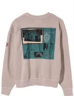 CAVEMPT OVERDYE CREW NECK Beige
