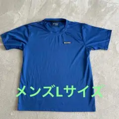 Ｋ　ＳＷIＳＳ　メッシュ素材　スポーツシャツ　メンズL ブルー