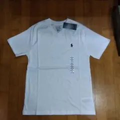 【少し難有り】ポロラルフローレン VネックTシャツ　 ボーイズ　Mサイズ