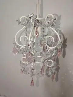 シャンデリア　ピンク　姫系