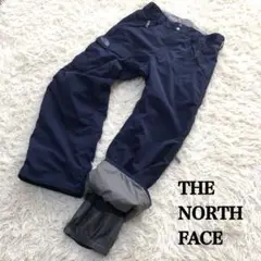 【美品】ノースフェイス HyVent ウィンターパンツ ネイビー サイズL