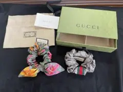 GUCCI ヘアゴム2個とヘアリボンセット 443637-01.jpg