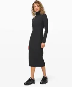 【新品未使用】lululemon ルルレモン ワンピース & ドレス 黒 ウィメンズ ワンピース＆ドレス 【ルルレモン公式｜lululemon