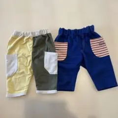 80センチ　ズボン　2枚セット