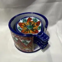 メキシコ陶器　タレ皿　4枚入り　おまけ付き
