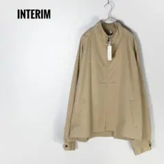 インテリム INTERIM サイズ5 ウールツイード ハリントンジャケット 中古・古着通販】INTERIM (インテリム) ウールツイード