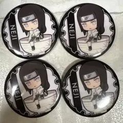 日向ネジ　NARUTO-ナルト-疾風伝 メタリック缶バッジ 第1弾」